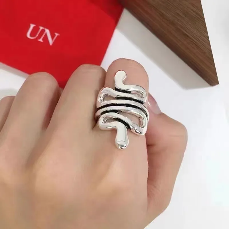 YS New UNO high quality handmade irregular animal snake ring gift jewelry free shipping