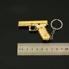 6.5cm Glock G17 Pistol Weapon Model Keychain Metal Game Pendant Ornaments Model Christmas Gifts Children's Toys Gifts for Boys 3