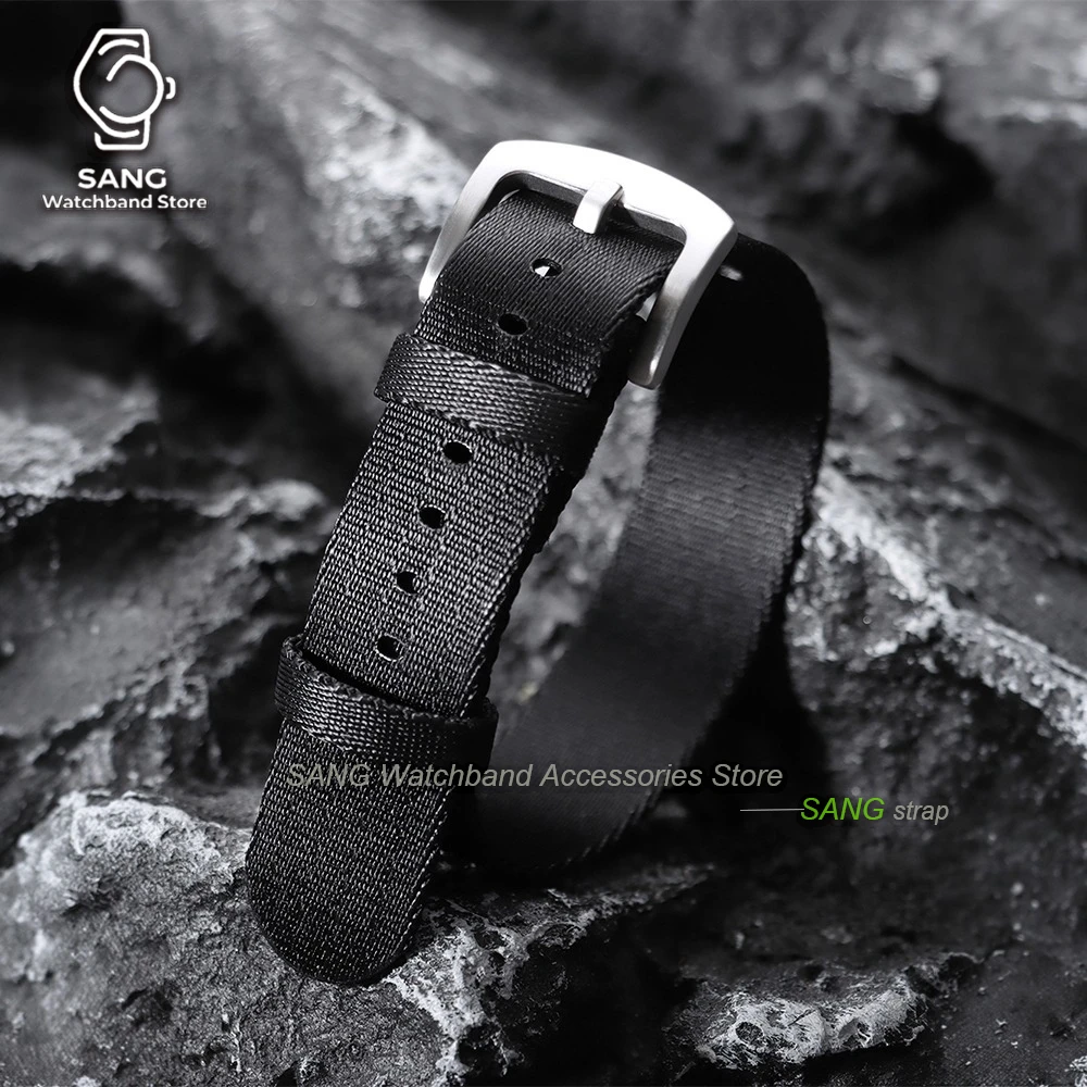 Universal Military Nylon Watchband Strap – Canvas Woven Fabric Bracelet