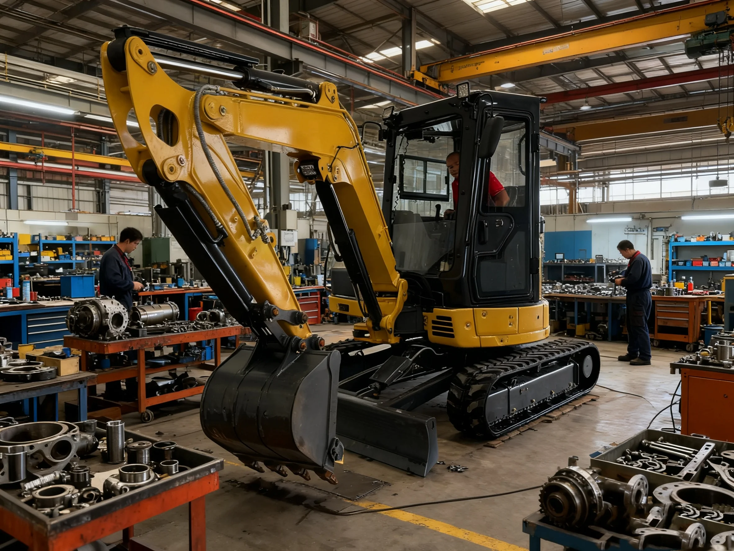 Mini-Bagger 3,5 Tonnen EPA Andere Motoren Farm-Raupenbagger 2 Tonnen 4 Tonnen Mini-Minibagger