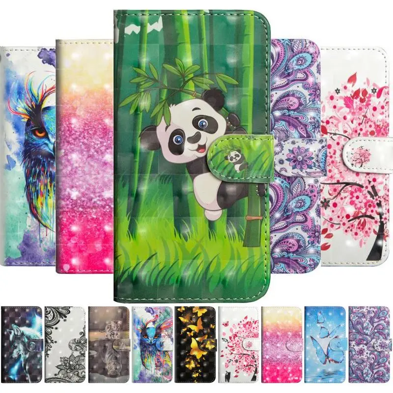 Custodia Flip Phone Per Samsung Galaxy Note 10 Plus 20 Ultra F41 J3 J5 2017 J4 J6 Plus 2018 Portafoglio Uomo Lady Kids Cover P24G