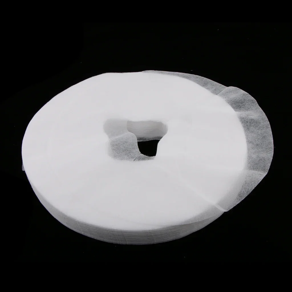 Spa Salon Disposable Massage Face Rest Cushion Covers Cradle Sheets Headrest Pillow 100pcs Paper Massage Face Cradle Table Cover