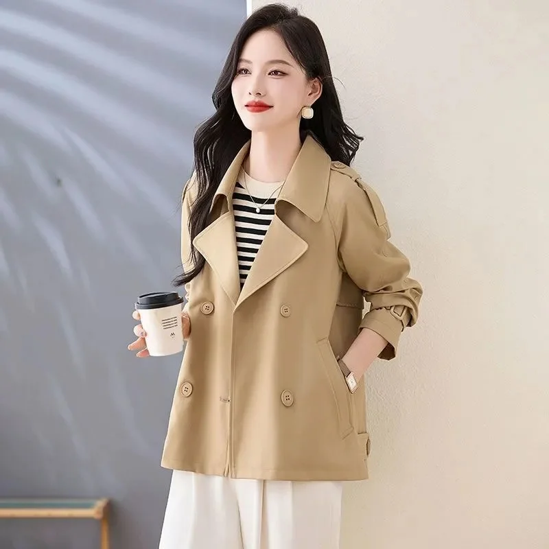 High End Suit Jacket For Petite Women 2025 Spring And Autumn New Casual Top Temperament Thin Windbreaker