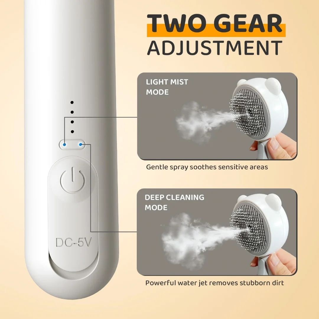 Steam Cat Brush Pro Waterproof Rechargeable 3