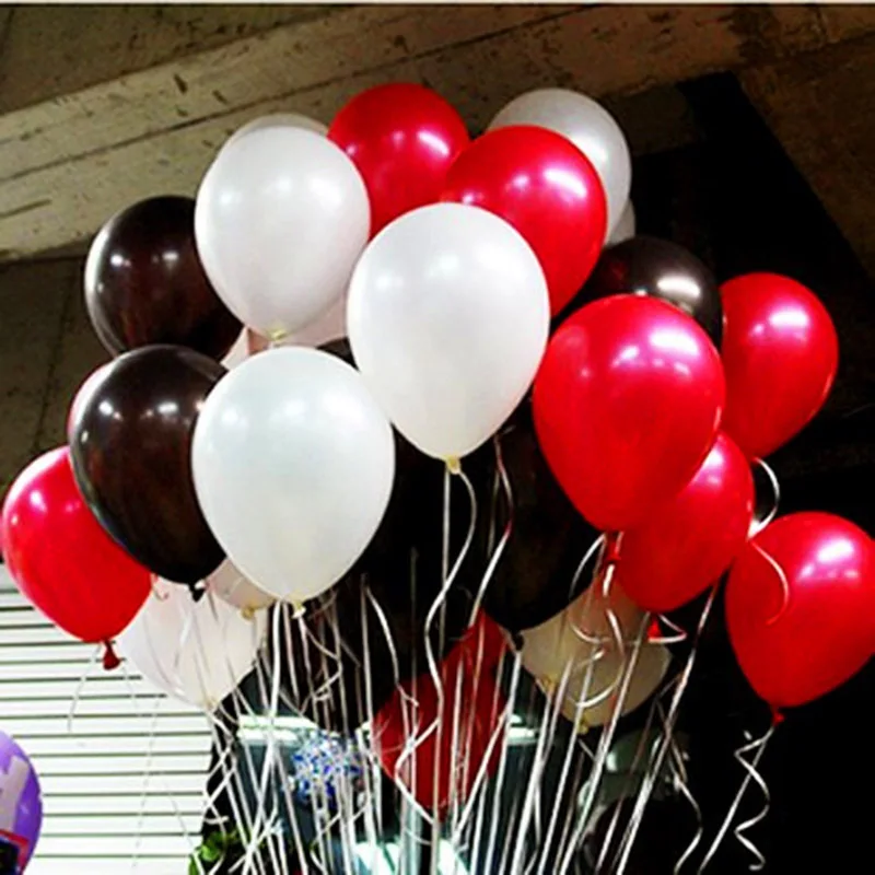 

100Pcs birthday balloons 10inch 1.5g Latex Helium balloon Thickening Pearl party balloon Party Ball kid child toy wedding ballon