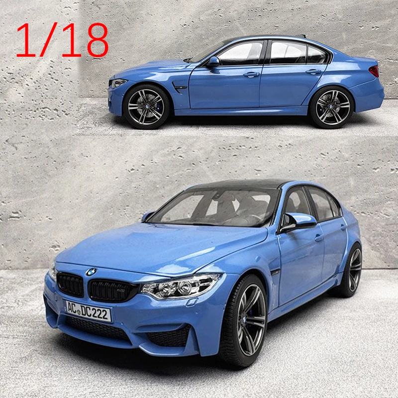 Diecast 1/18 Scale Model Car NOREV BMW M3 F80 Alloy Car Model BMW