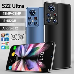 2022 Global Version S22 Ultra 6.93 Inch Full Screen Smartphone 12GB+512GB Android 6800mah 4G5G Dual SIM Unlocked Cellphones