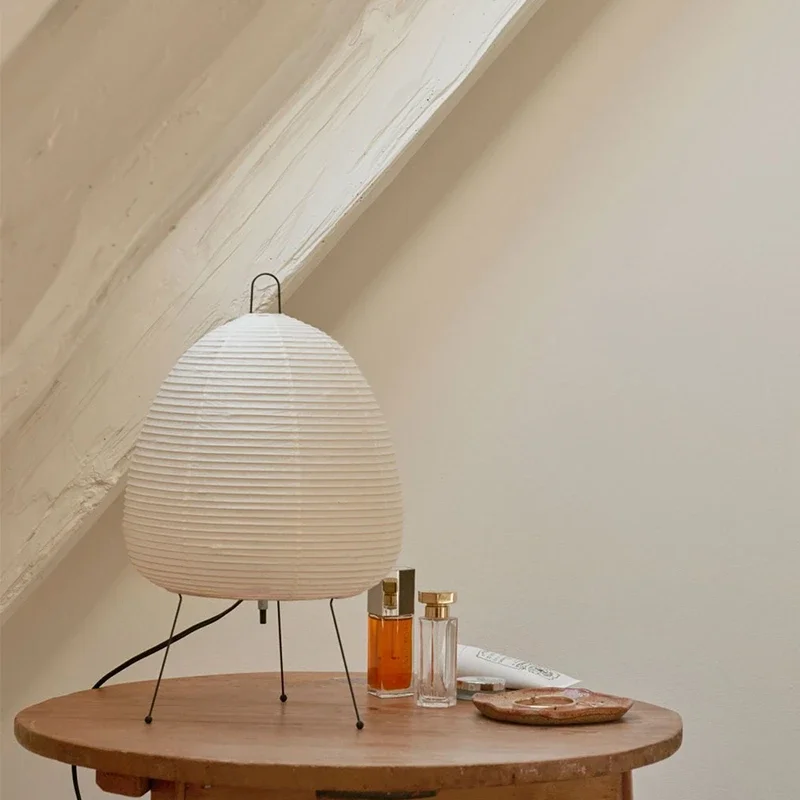 LED Modern Table Lamp Minimalist Hand Cradle Xuan Paper For Living Room Study Bedroom Hotel Indoor Art Creative Decor Luminaire - 4