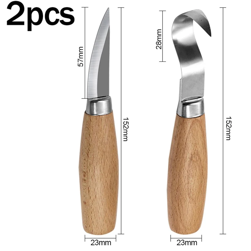 Wood Carving Knife Chisel Hook Knife Carving Tools Ergonomic Woodworking  Spoon Durable Crooked Beginners Sculptural Professional - AliExpress