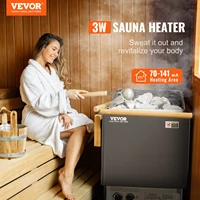 VEVOR Electric Sauna Heater Stove 3KW Internal Controller Overheating Protection Stainless Steel Spa Sauna Room Steam Generator 2