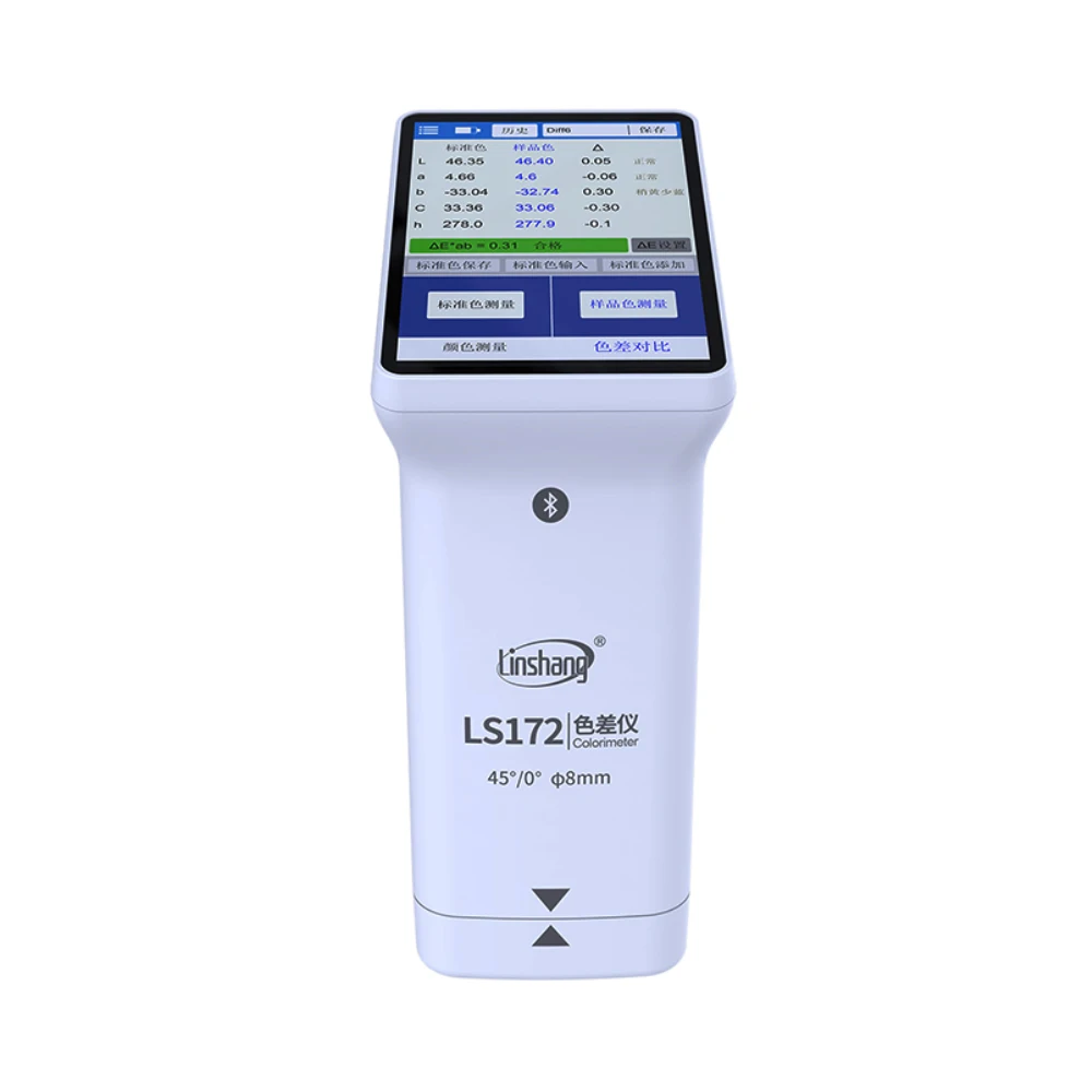 Digital Colorimeter LS172 45°/0° Colorimeter ΔE*abΔE*uv Ink Fabric Paper Printing Colorimeter 3