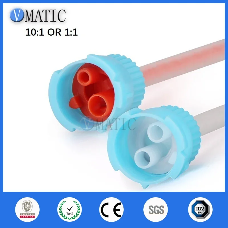 Factory Sell MB3.2-16S 10:1 Ratio Pointed Flat Head Mixing Tube Nozzle Mixture Overhead Mixers Static Mixer