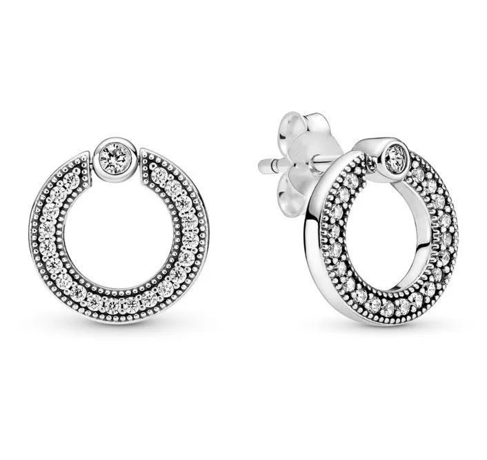 

Женские серьги-гвоздики из серебра 925 пробы, с кристаллами
