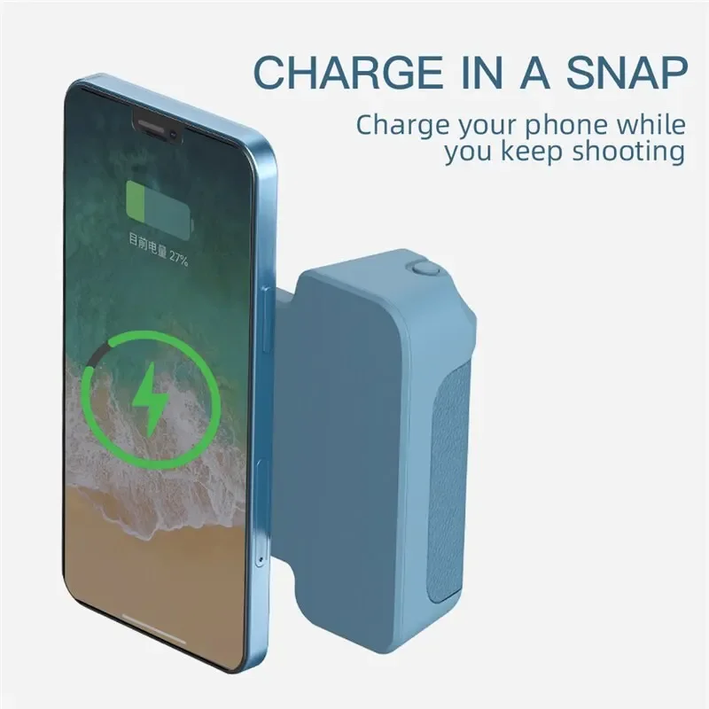 Handheld Magnetic Phone Selfie Stick with Wireless Charger Camera Design for Travel Photography For Smart phones Fast Charging