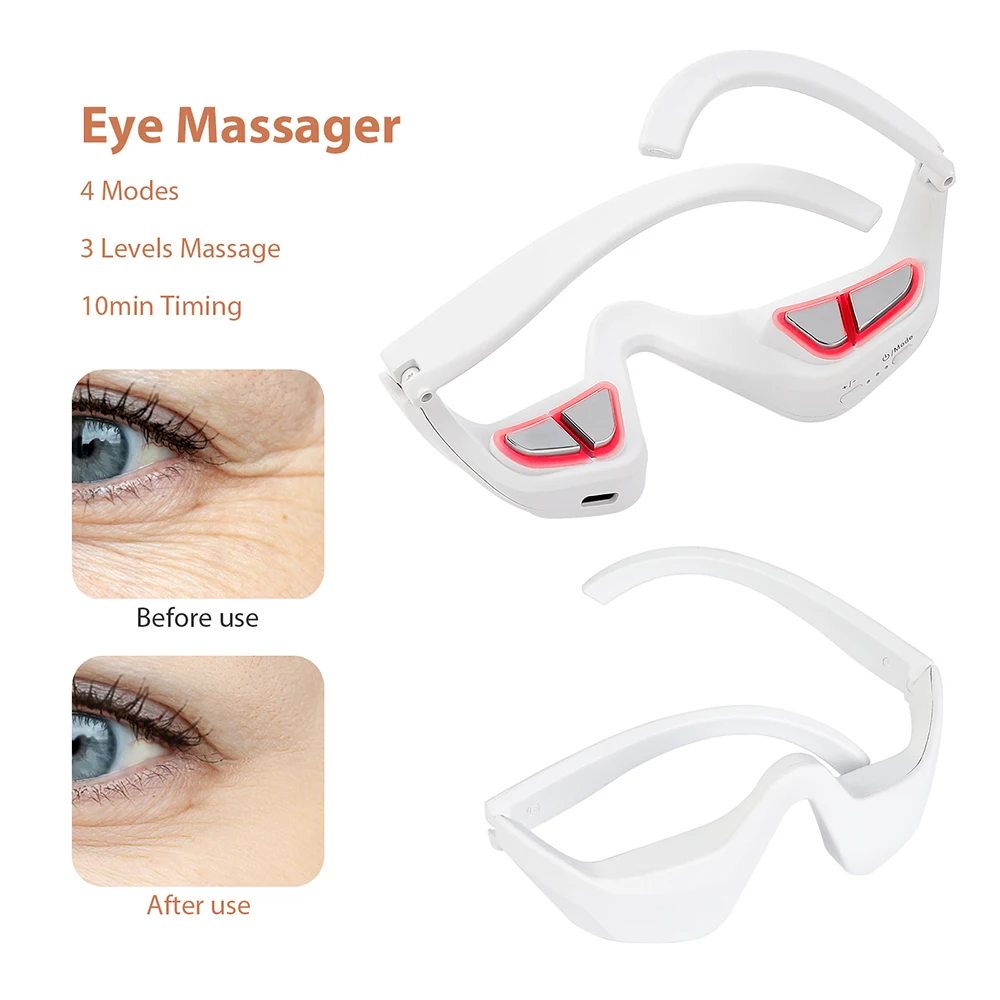 Eye Massager Relieves Eye Fatigue Eyes Massage Glasses Eye Fatigue Relief Massager 3