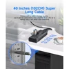 FORIDA 7 Port USB A Docking Stations 10Gbps Power USB 3.2 Hub Splitter On/Off Switch Adapter for Laptop PC Flash Drive Phone 5