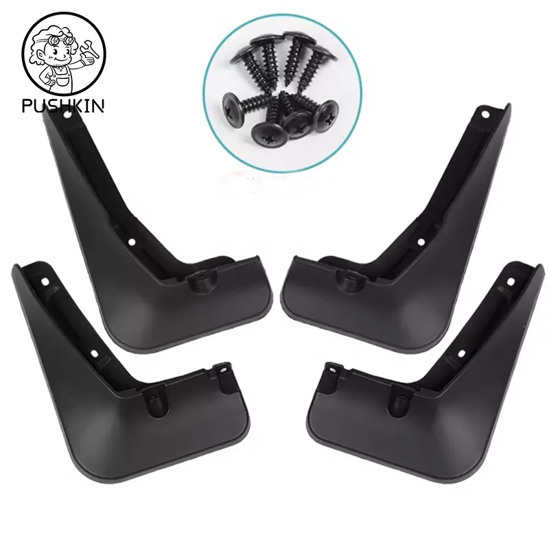 Parafanghi Auto Per Leapmotor C10 2024-2025 | Set 4 Pezzi In ABS Nero | Protezione Da Fango E Detriti