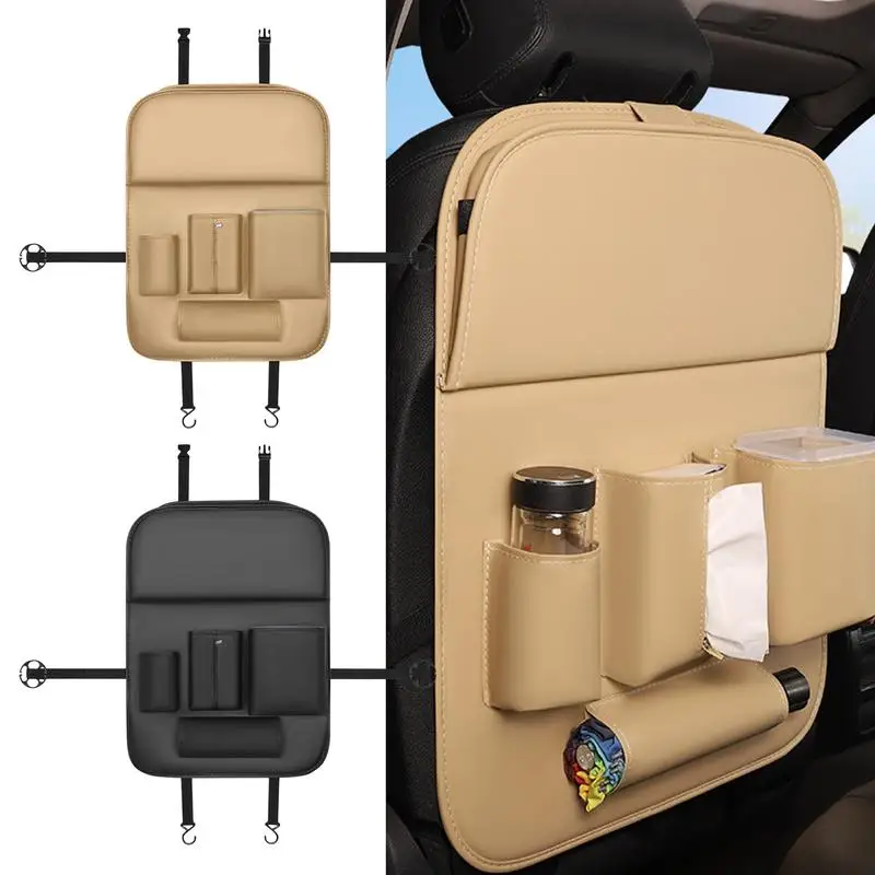 

Car Backseat Storage Bag For Kids Back Seat Storage Organizer Stain Resistant Waterproof Anti Kicking auto Travel Accessories