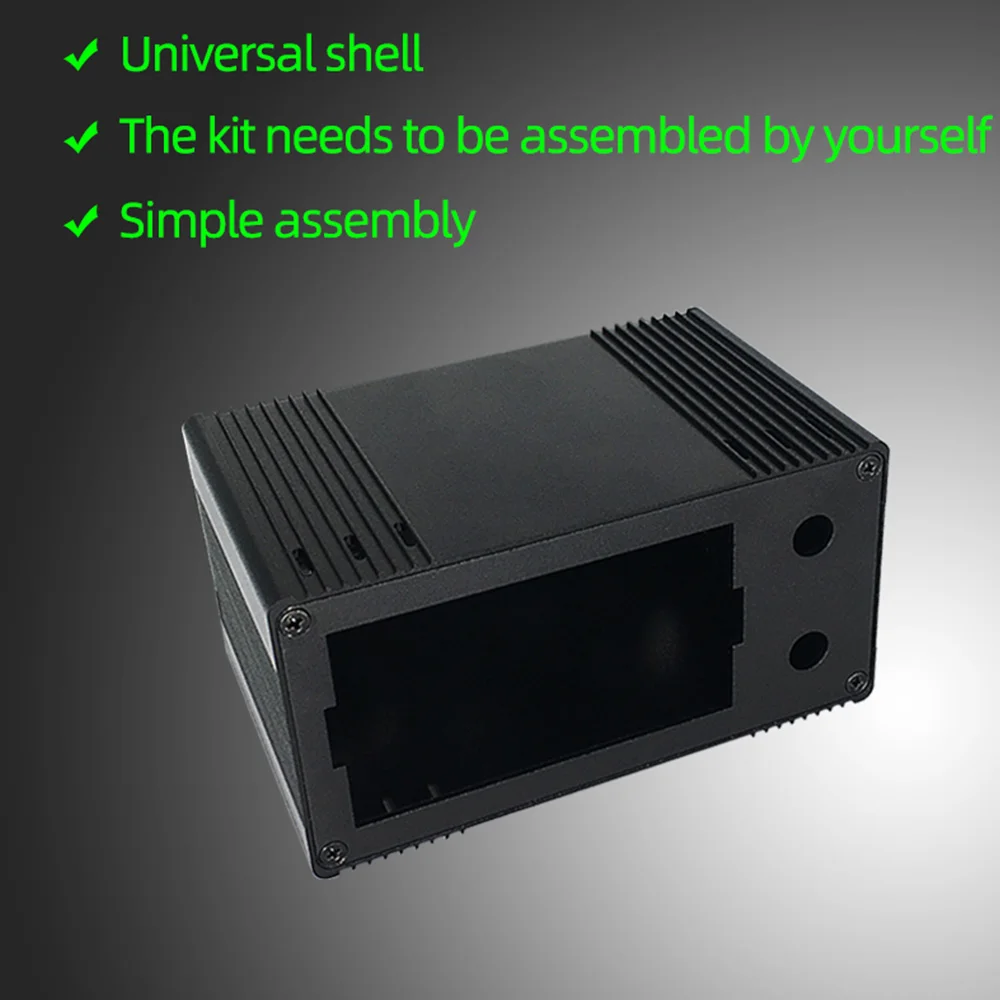 Aluminum Alloy Multiple Interfaces DIY Shell Kit for XYH3606 CNC DC Buck Boost Converter Only Case