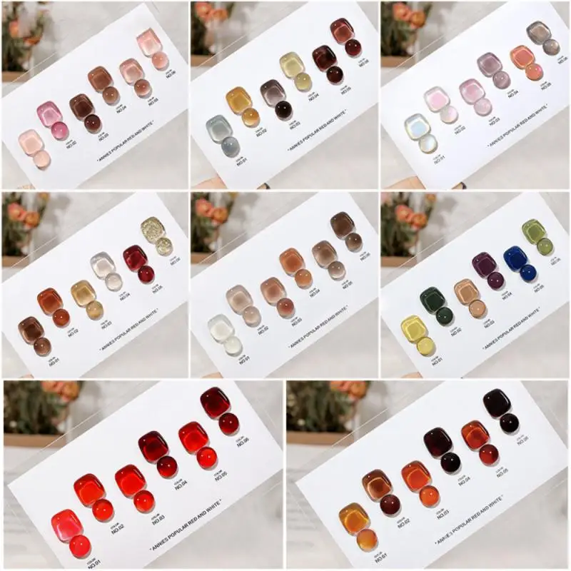 

Nail Polish Set Cat Eye Flash Glitter Gel Phototherapy Glue Semi Permanent Base Top Coat Varnish Nail Art Varnish Nail Glue