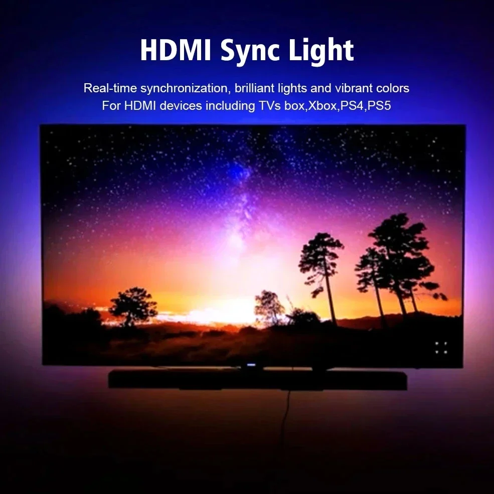 Ʈ ںƮ TV LED Ʈ, 4K HDMI 2.0 ġ ũ ڽ, LED Ʈ , PC  Ʈ ŰƮ, ˷ ۰ ۵