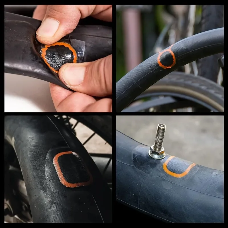 Bike Repair Kit with Vulcanizing Patches & Tools 3
