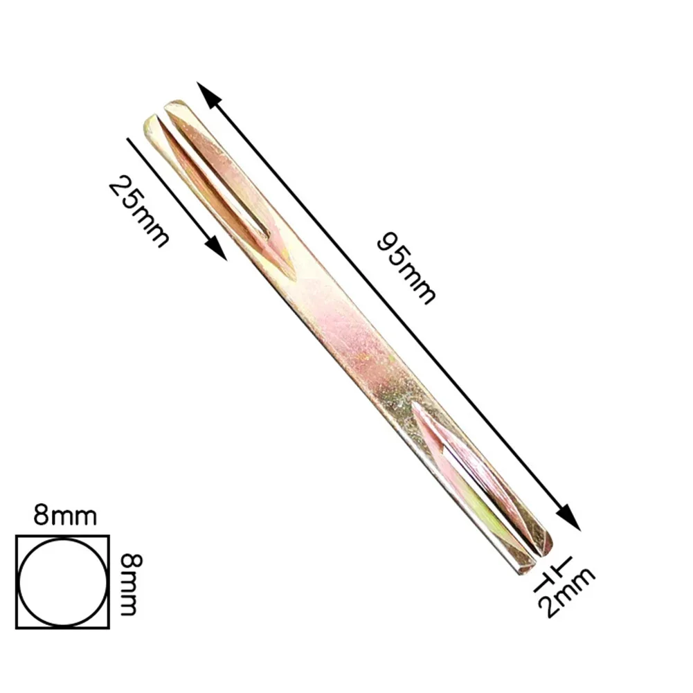 85-130mm Square Spindle 8mm Galvanised Door Window Handle Iron Square Pin For Window Door Handle Lever Knob Pin