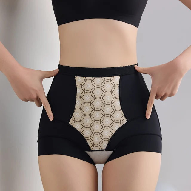 84951-5b834e.jpg Culotte gainante pour femme, contrôle léger du ventre, taille mi-haute, respirante