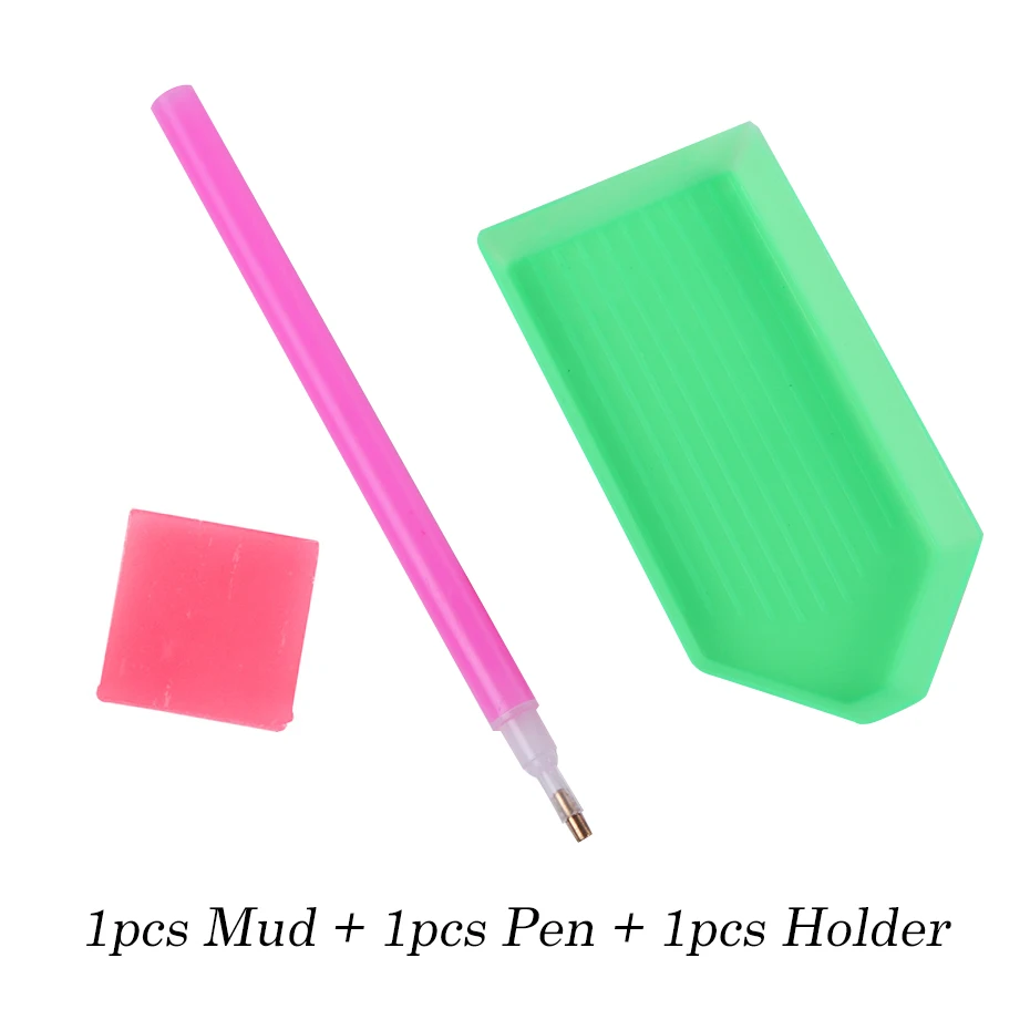 Nail Paste Sticker Mud Rhinestone Diamond Painting Picker Clay Drawing Dotting 1 Set DIY Nail Art Manicure Salon Tools nail art tools,nail art picking tools,rhinestone picker pen,rhinestone picking tool