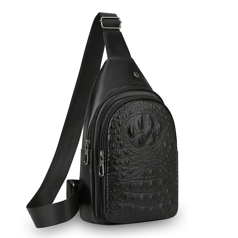 Men's crossbody bag and chest bag | Made of durable fabric, suitable for daily work, leisure, and travel, with multiple colors t