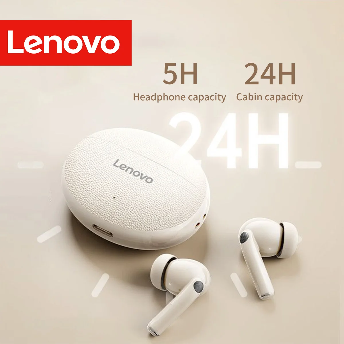 Lenovo Tws Gaming Earbuds Bluetooth 5 4 Ultra Low Latency Enc Noise Cancelling Hd Call Long Endurance Wireless Running Earphones, Alina Gadgets
