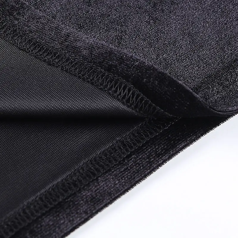 black maxi skirt Dark series skirt 2022 new design feeling minority bow Suede double-slit half-length skirt denim skirt