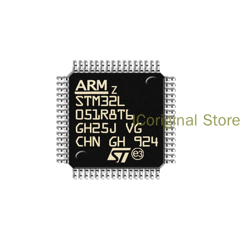

Чип STM STM32L051R8T6, чип с низким энергопотреблением, LQFP64, новая оригинальная упаковка, ST однокристальный MCU R8T6 lqfp-64