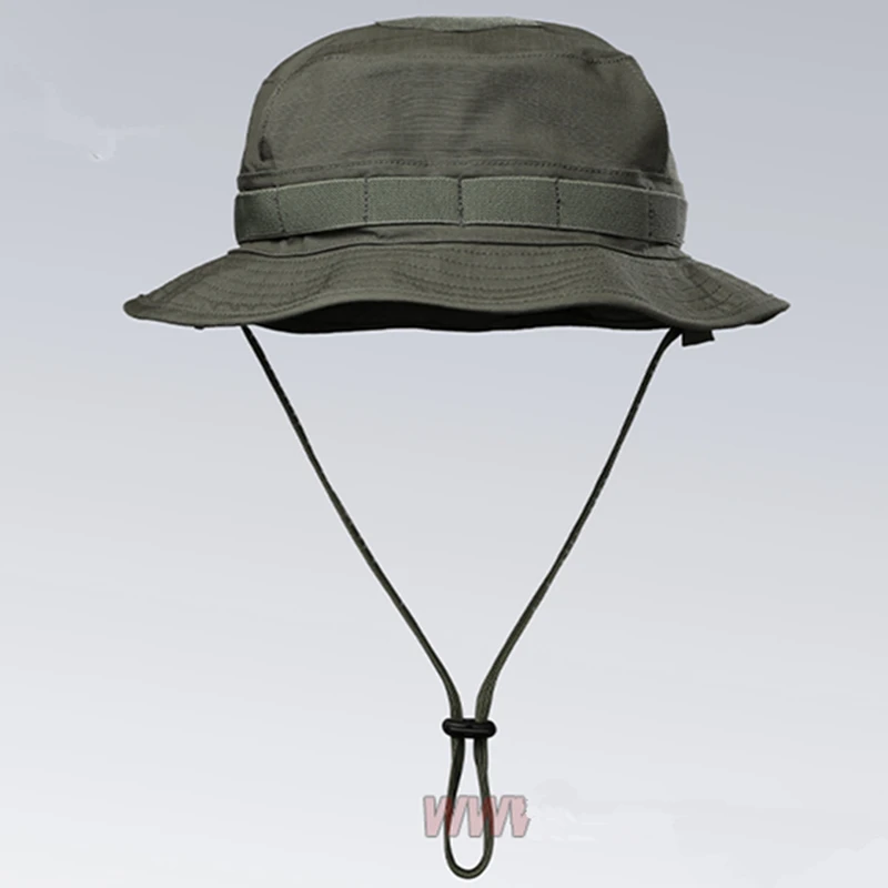 Chapeau boonie camouflage pêche - Brim court été respirant pêche chasse sport soleil