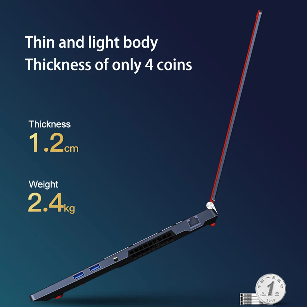 S6 Gaming Laptop 16.1 Inch 4800mah Intel Core i9-13900HK RTX4050 6G notebook 64GB 2*DDR5 2*M.2 4TB 144 Hz PCI-E Business laptops view 6