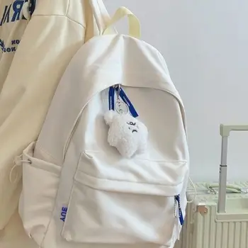 Large Capacity Casual Fashion Backpack Ultra-light School Laptop Backpack Zipper Simple Cute Student School Bag For Girls Boys 1
