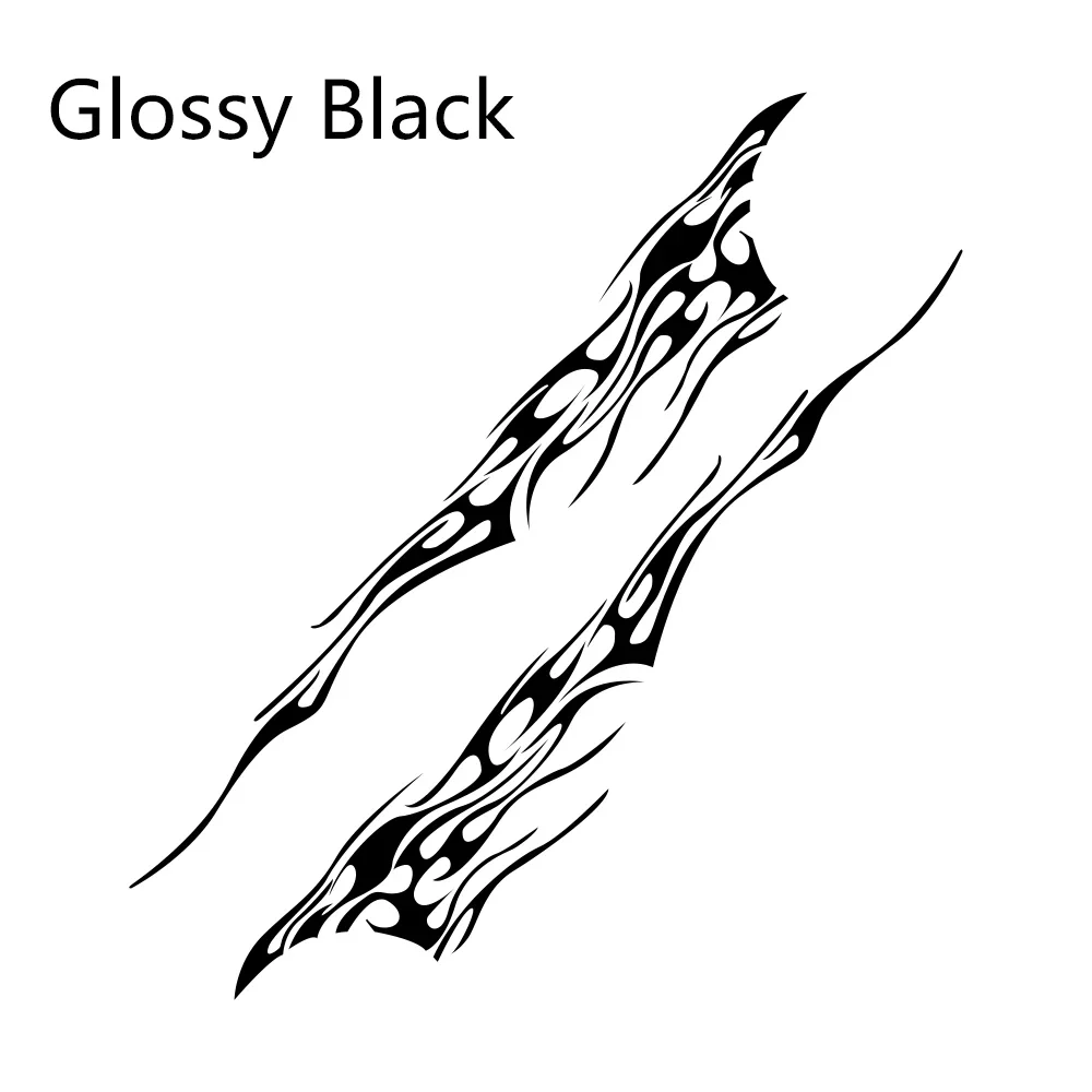 glossy black