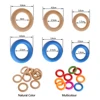 10Pcs Pet Bird Parrot Intelligence Toys Natural Wooden Ring Parrot Training Toy Chew Bite Toys For Budgies Parakeet Growth Toy 6