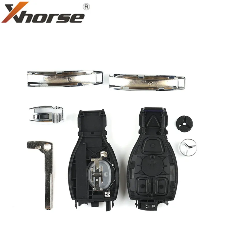 XHORSE 스마트 키 셸 4 버튼/3 버튼, 벤츠용