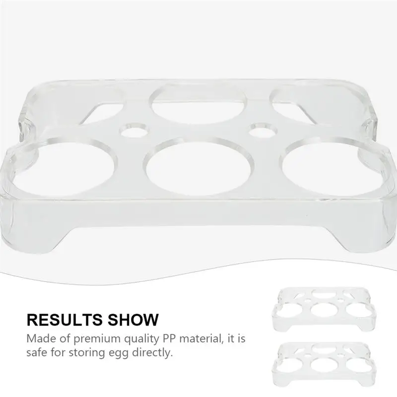 Egg Refrigerator Tray Holder For Container Storage Organizer Rack Lid Fridge With Kitchen Plate Holes 6Deviled Table Tary 5