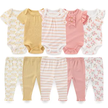 Unisex Baby Bodysuits & Pants Set 1