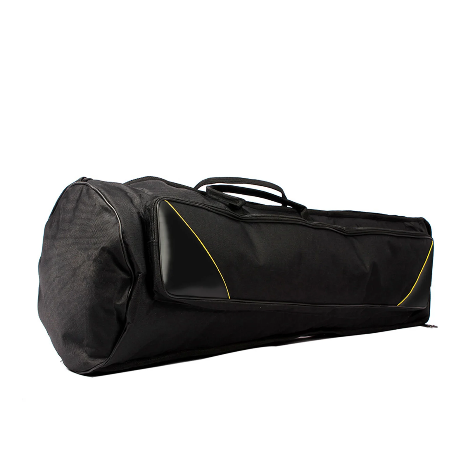 600D Water-resistant Trombone Gig Bag Oxford Cloth Backpack Adjustable Shoulder Straps Pocket 5mm Cotton Padded for Alto/Tenor