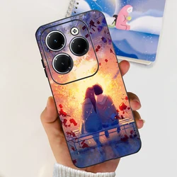 Cute Fashion Soft Silicone Phone Case - Stylish Protective Cover with Bumper for Infinix Hot 40i (343)