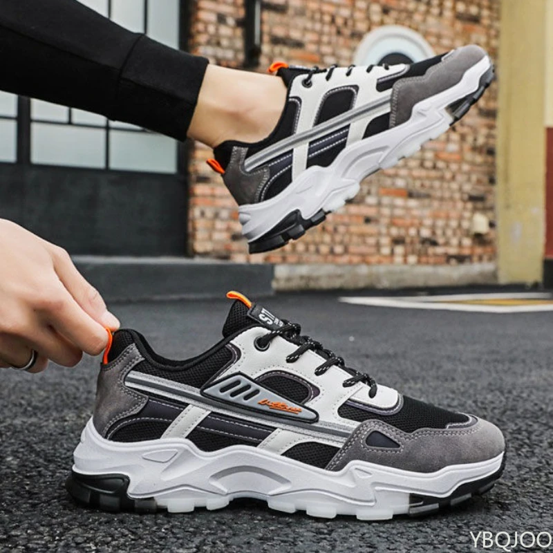 2025 Large Size Autumn Fashion New Item Breathable Casual Comfortable Men's Shoes Versatile Lightweight Flat Sports Men's Shoes 4