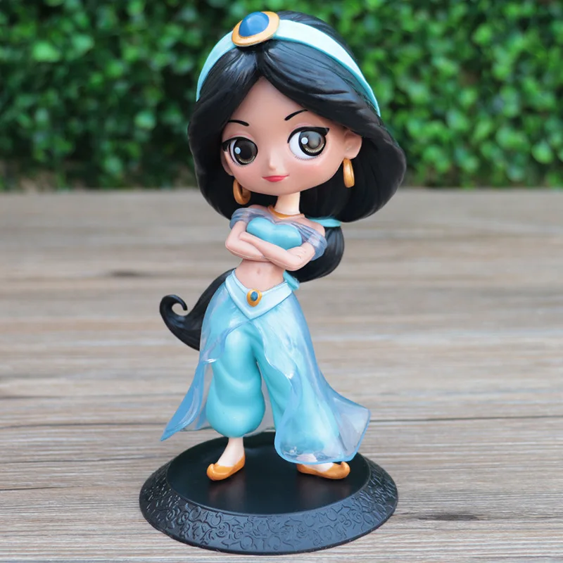 Disney Aladdin and The Magic Lamp Movie Action Characters Jasmine Q Posket Anime Peripheral Character Model Collectibles Toys