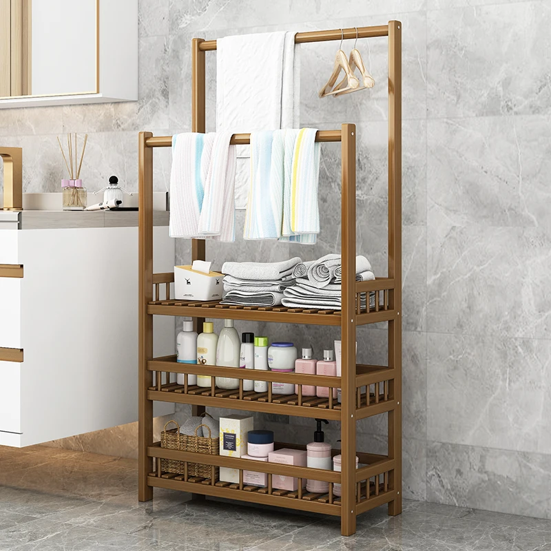 

Toilet Storage Rack Cosmetics Towel Rack Washbasin Floor To Floor Storage Towel Cup Paper Towel Box Soap Rack