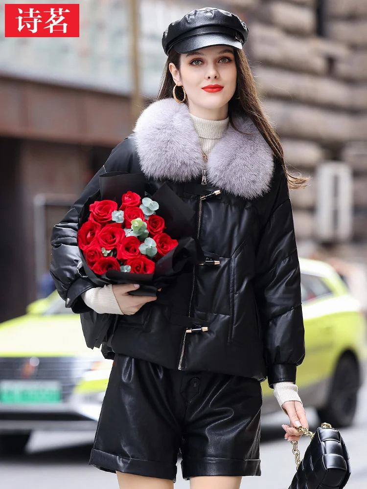 Рисунок 5 - Зимнее Новое модное пуховое пальто из овечьей кожи