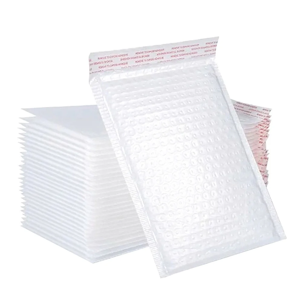 50Pcs Wrap Bags Staples Bubble Mailers Shockproof Mailers Bubble