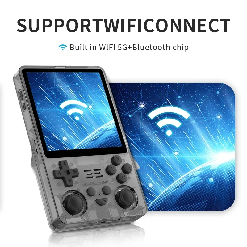 NEW RGB20SX Handheld Game Console 720*720 4 Inch IPS Screen Built-in WIFI Retro Gaming Opending Linux