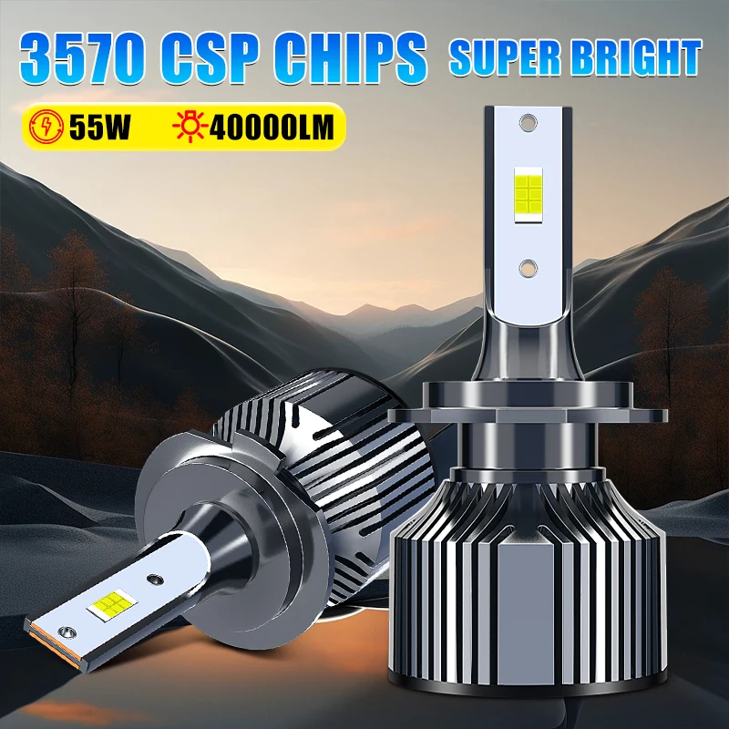 Carshark Turbo H7 Led Headlight 20000Lm H1 H4 H8 H9 H11 Lamps Hb3 Hb4 Hir2 Car Bulbs 4300K 6000K 8000K 9005 9006 9012 Fog Lights led car lights led lights led bulbs led headlights led car headlights